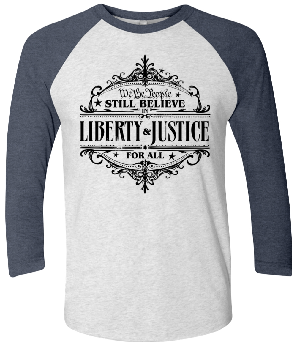 liberty and justice t-shirt