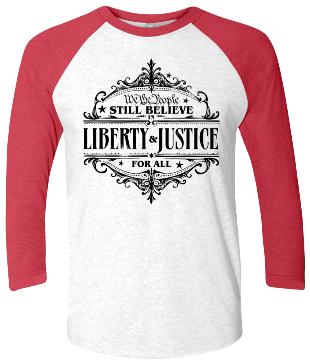 liberty and justice t-shirt