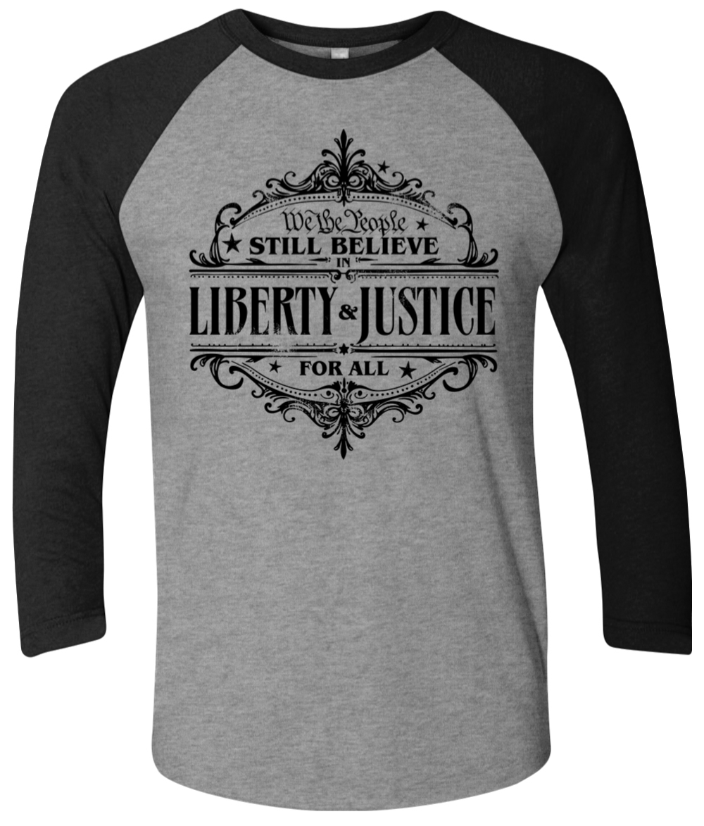 liberty and justice t-shirt