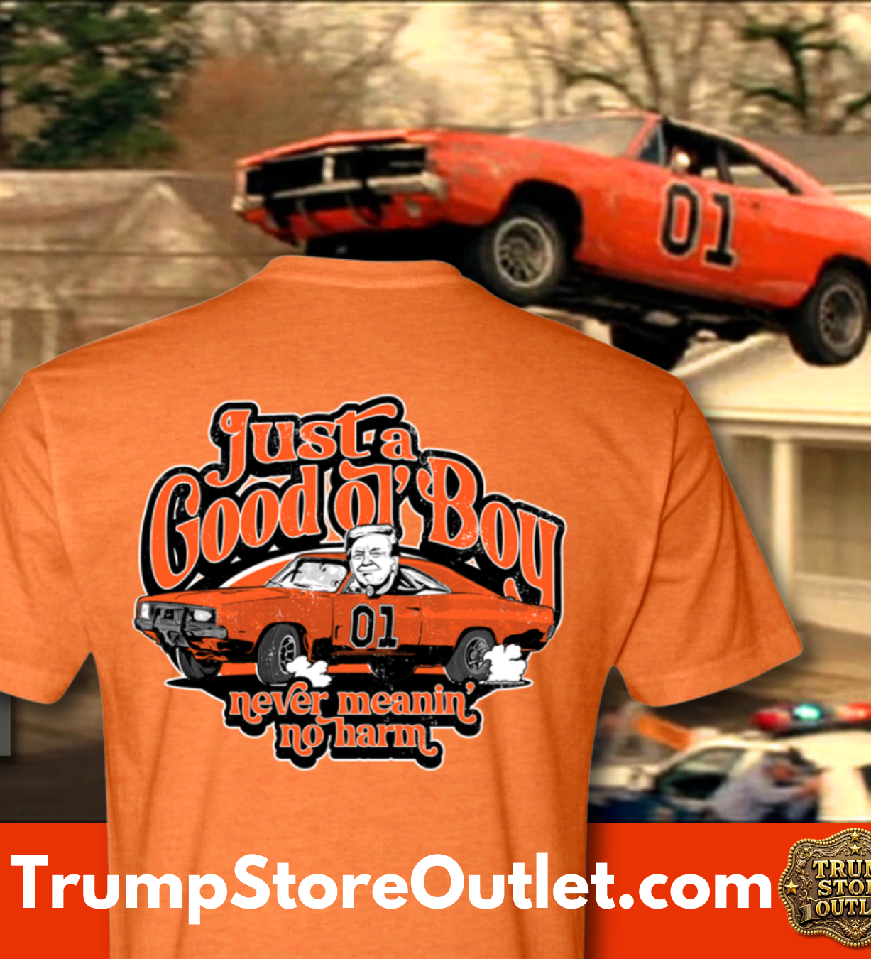 dukes of hazard trump tshirt