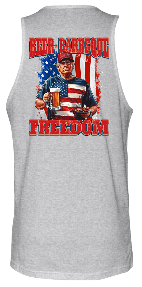beer trump tank top