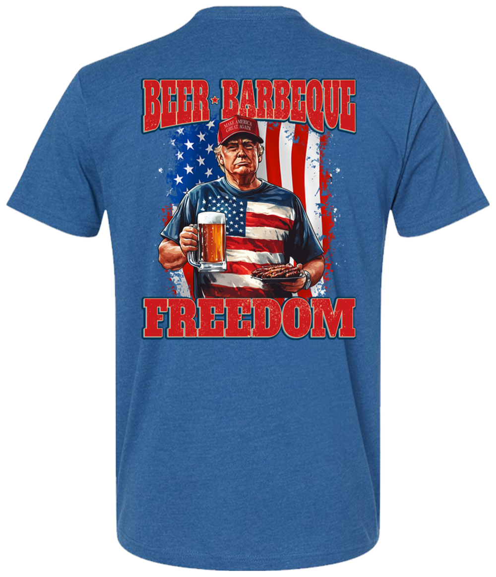 beer bbq trump tshirt