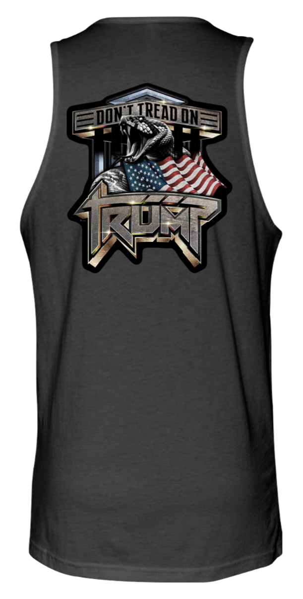 don't tread on trump tank top