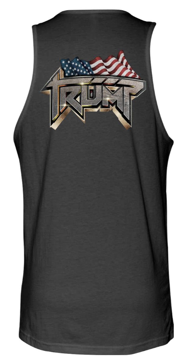 trump flag tank top