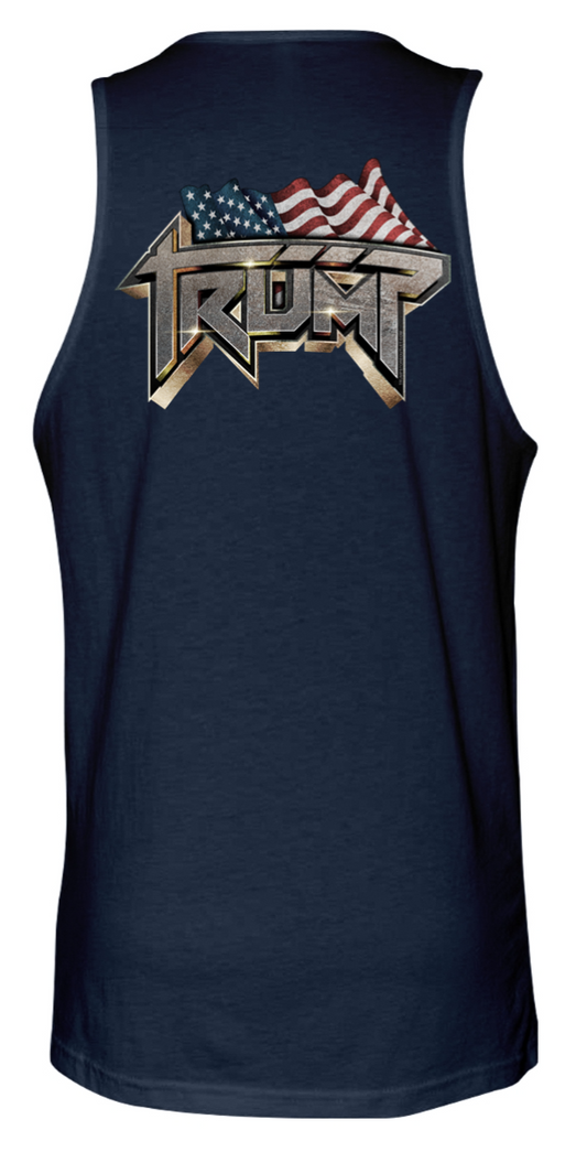 trump flag tank top