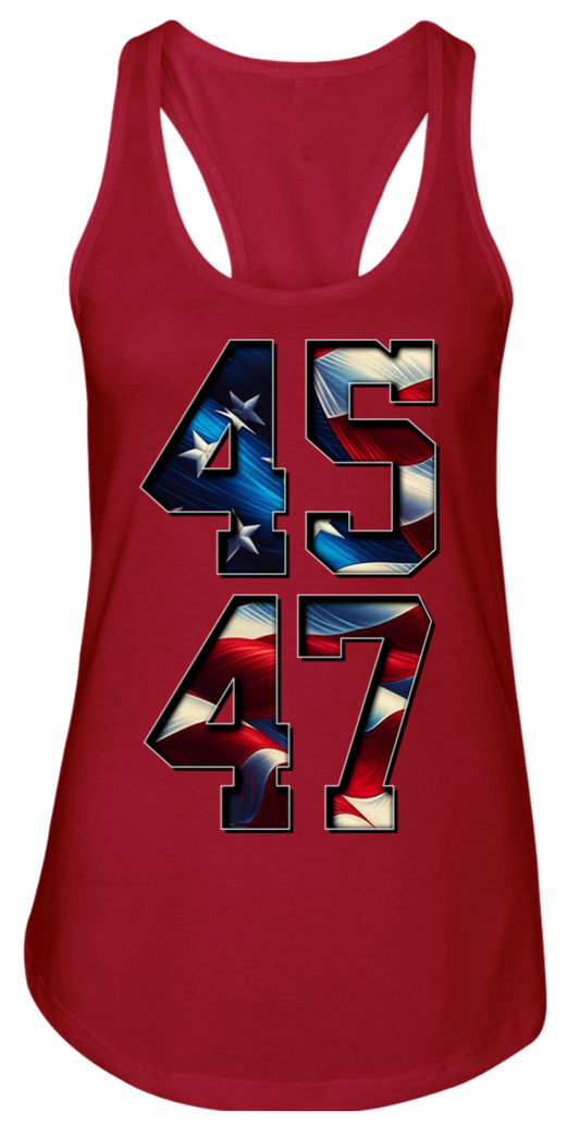 trump 47 tank top
